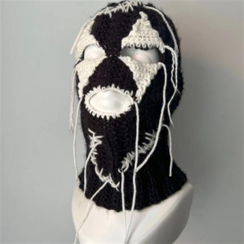 

Связанный вручную рог забавный ободок модный индивидуальный декоративный головной убор adult 56-59cm