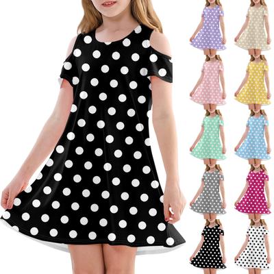 Girls' A-Line Dress -Summer Sleeveless Casual Sundress Toddler Dress