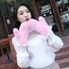 Fashion Winter Women Gloves Genuine 100% Real Mink Fur Glove Knitted Mittens Thick Warm Fur Gloves Mittens