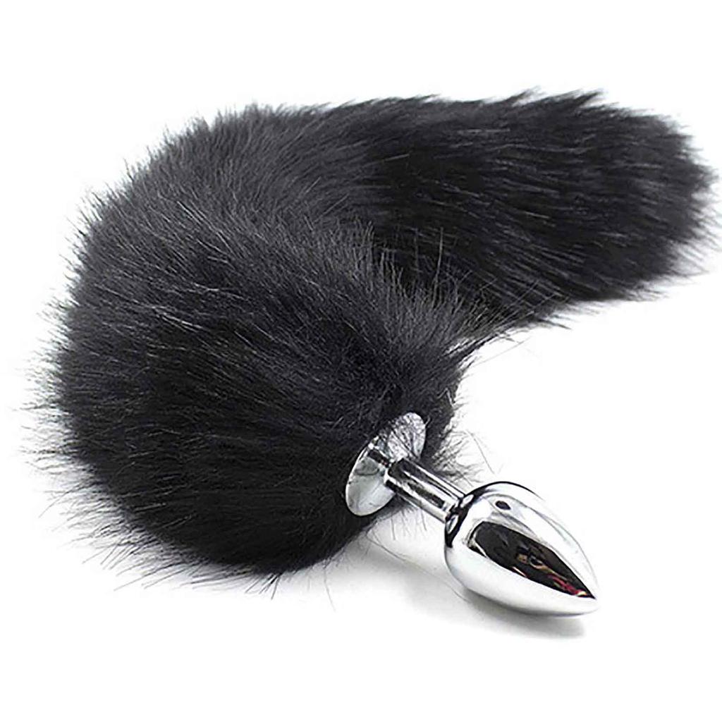 Orirya Anal Plug Tail Collar Human SM Nipple Clip Bell Nipple Attack Adult Goods Cat Ears Headband Choker Female Anal Plug Development Beginner Anal