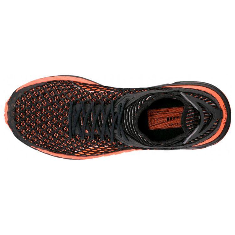 Puma Speed Ignite Netfit Running Shoes Men Sneakers Black Orange 189937-03