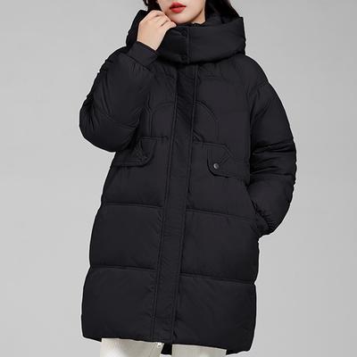 Long Coats for Women 2023 New Fashion Thick Warm Winter Women's Parkas Hooded Korean Style Solid Color Padded Jackets