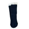 Korean Style Gray Scrunch Socks for Women - Versatile, Ribbed, Color Block, Long JK Design for Spring & Autumn
