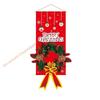 85AD Tecido de Fundo com Estampa de Desenho Animado de Natal Pôster para Pendurar Decoração Criativa para Festa em Casa