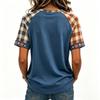 Women's Halloween Raglan Sleeve T-Shirt Neck Short Sleeve Printed Top