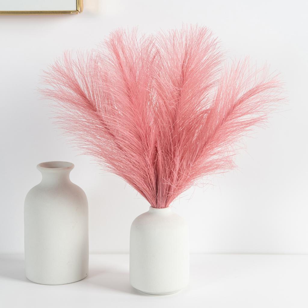 Pampas Grass Craft Bouquet Artificial Plants For Home Garden Landscape Layout Festival Wreath Accessory Wedding Daily Decor Reed