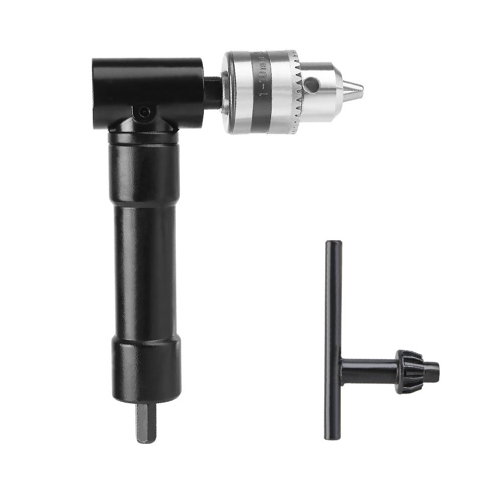 Plastic/Metal Drill Adapter Extender For Electric Drill Bits 90° Right Angle Brad-Point Drill Bits Adapter Chucks Clamping Tools