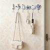 Beach Wooden Wall Hook Summer Ocean Theme Towel Rack with 6 Hooks for Bathroom Bedroom Kitchen Decorative Organizer for Coats Aprons Hats
