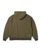 Yeseyesee Y.E.S Stripe Single Zip-Up Hoodie Khaki