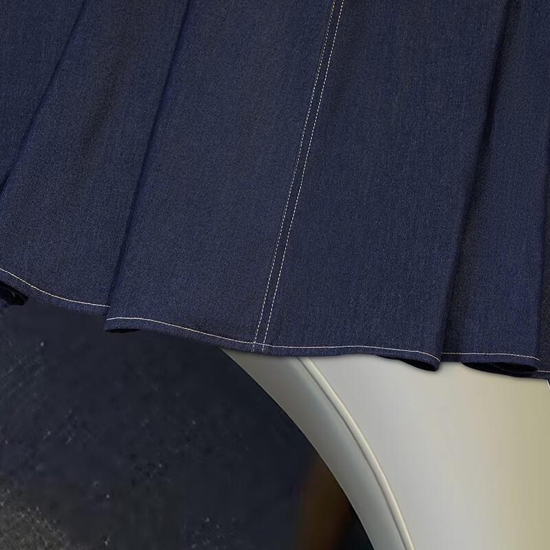 Women's Elastic Waist Drape A-Line Midi Skirt