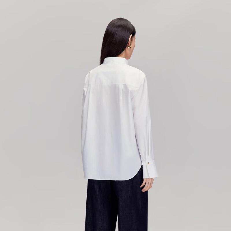 VEROMODA Women's Stand Collar Bow Tie Shirt