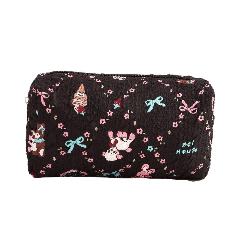 

Portable Pencil Case Animal Printed Stationery Organizer New Pen Bag Students фіолетовий