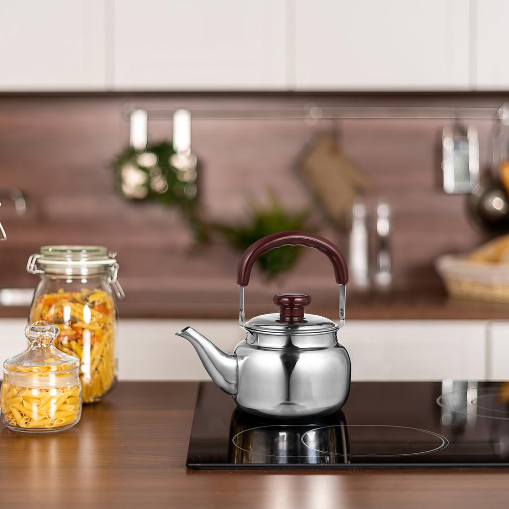 500Ml Stainless Steel Whistling Teakettle Fast Boiling Household Water Kettle Heat Resistant for Gas Induction Cooker Retro
