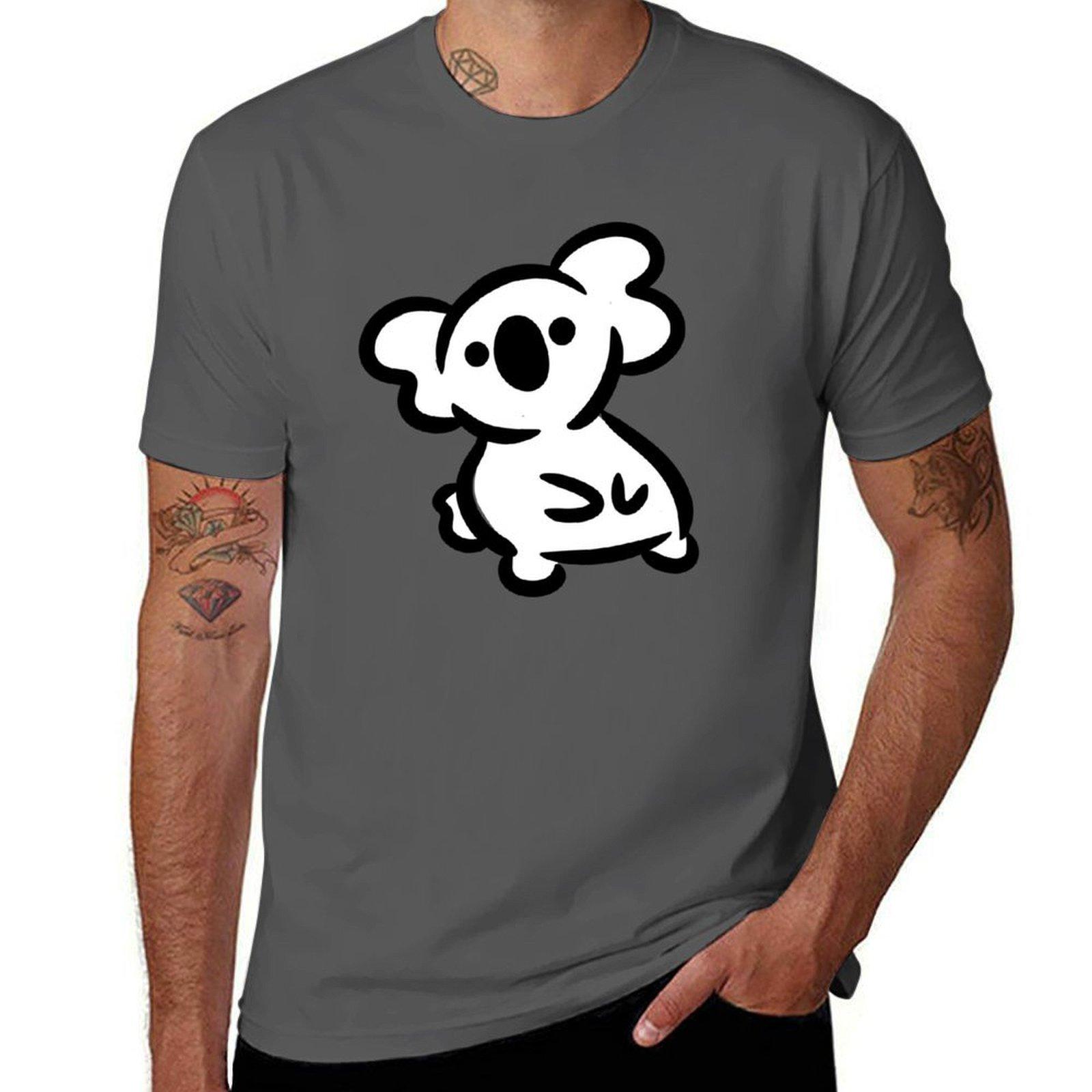 

Koala T-Shirt t shirt man plain t shirt man cotton T-Shirt 4XL