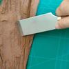 Professionelles Ledermesser Schälmesser Lederschärfmesser Ausdünnmesser Schnittstahl Holzgriff DIY Handgefertigtes Werkzeug