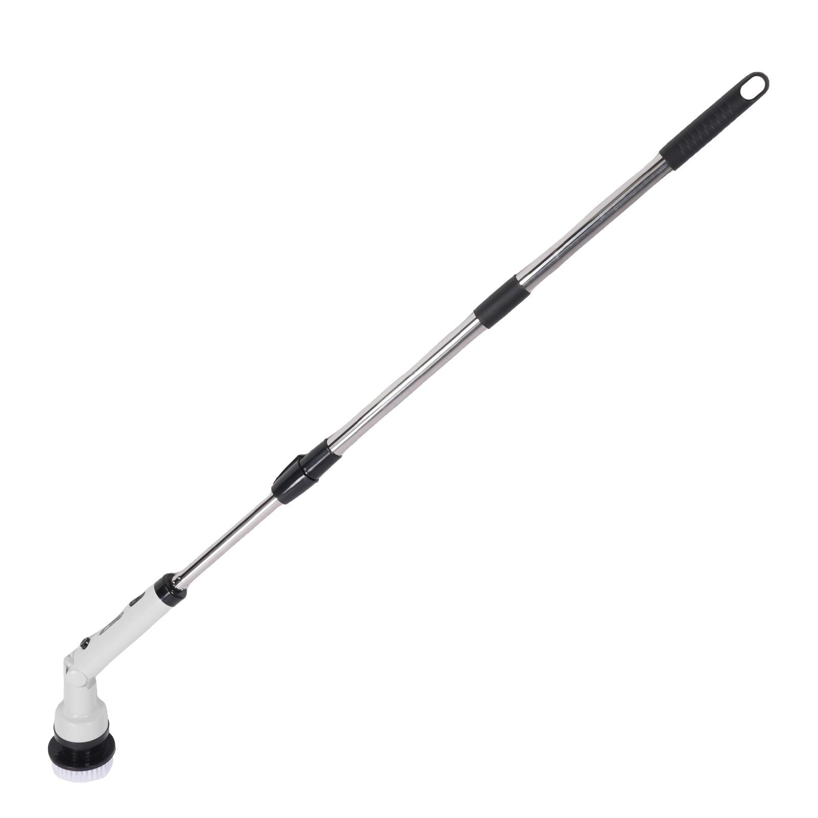 

Электрическая щетка для чистки, водонепроницаемая, беспроводная щетка для чистки душа с 9 насадками белый