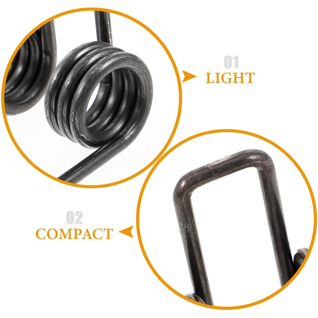 2Pcs Stainless Steel Torsional Spring Large Size Torsional Spring for Wire Stripping Repair Replacement Sturdy Reliable