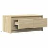LED Coffee Table Sonoma Oak Effect Particleboard