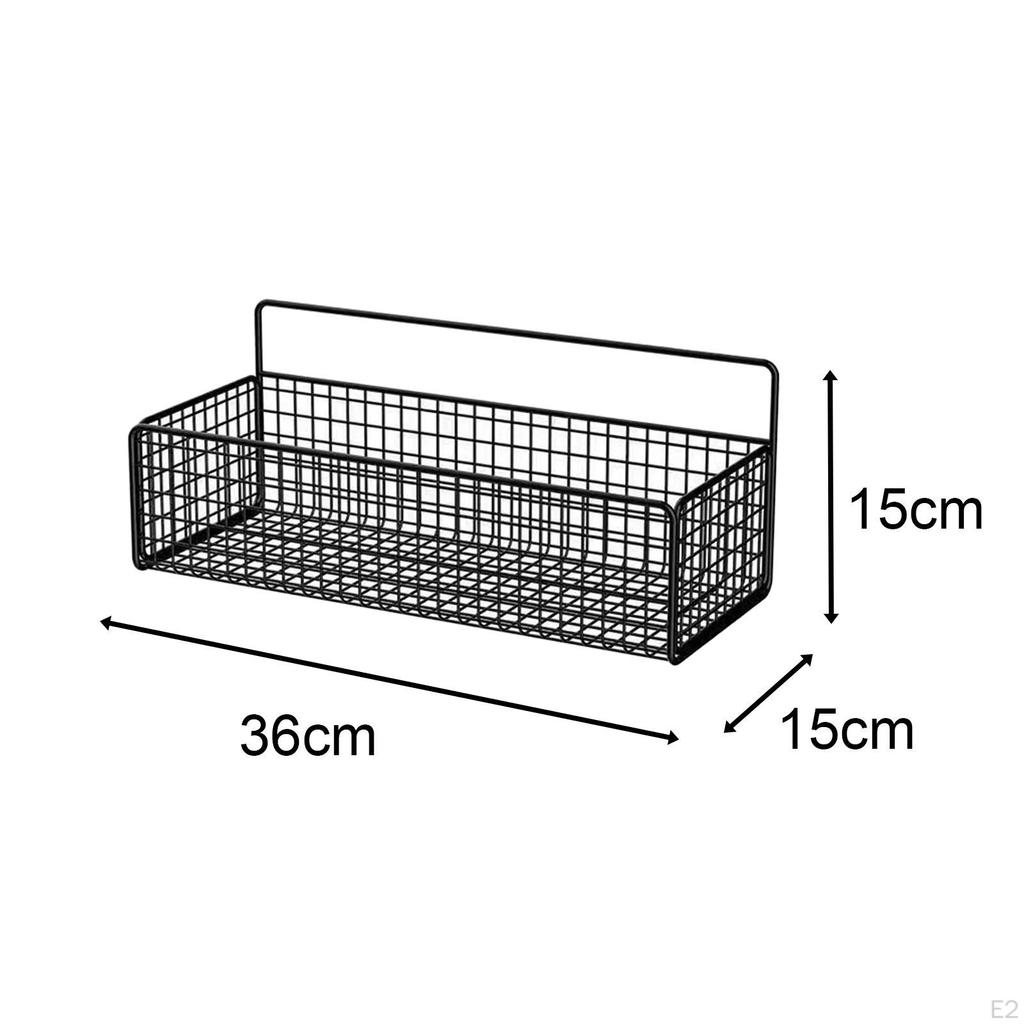 Hanging Kitchen Baskets over Cabinet Door Organizer Basket Storage Bathroom Wall