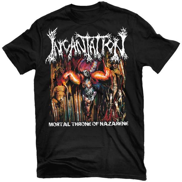 Incantation Mortal Throne Of Nazarene TShirt  Funny S5XL PNA_105  Unisex T-Shirt XXXL