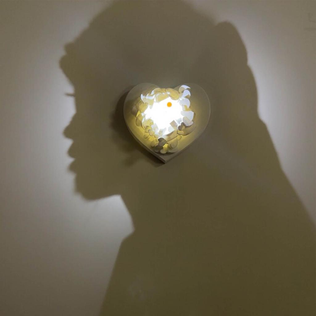 Kreatives 3D Licht und Schatten Nachtlicht Atmosphärenlicht Dekorative Wandleuchte Interaktives Licht und Schatten