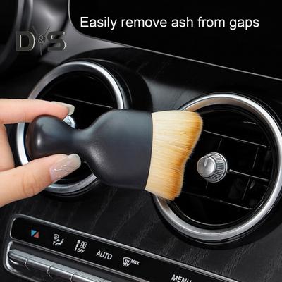 Conjunto de escovas de limpeza interior do carro, 2 peças, alcance profundo nas saídas de ar, mantenha seu veículo limpo e arrumado, escovas interiores do carro