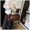 Fashion Oil PU Leather Handbag Multifunctional Large Capacity Tote Bag Casual Underarm Bag Work Shopping Travel
