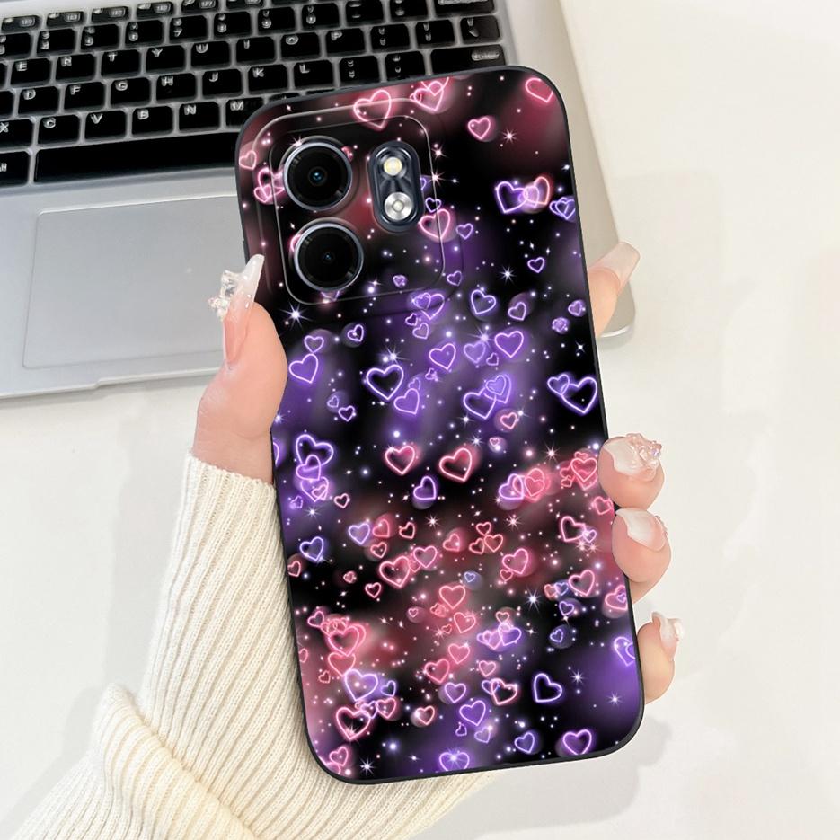 For Infinix Hot 50i 4G Case X6531 X6531B Cute Rabbit Cartoon Cover Soft Silicone Case For Infinix Smart 9 HD Smart9 X6532 Fundas