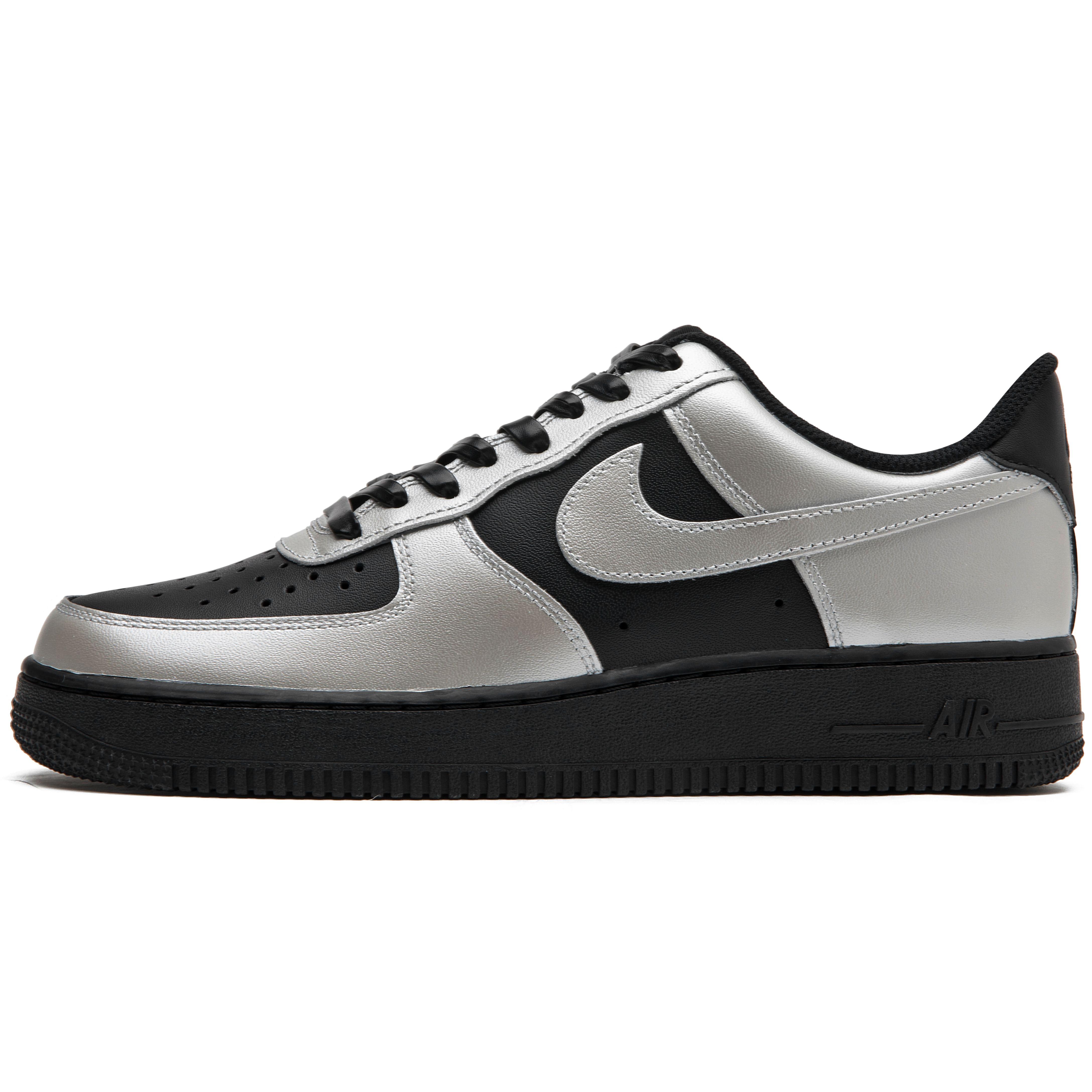 

Nike Air Force 1 Abrasion Resistant Slip Resistant Low top Skateboard Shoes Unisex Black Silver CW2288-001(Team55-Y2K) 45