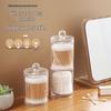 Dual-Layer Acrylic Cotton Swab & Makeup Remover Storage Box