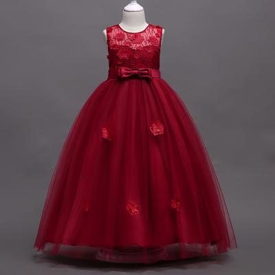 Children's Girls Runway Dresses Girls Flower Dresses Children's Piano Performance Dresses Party and Banquet Dresses