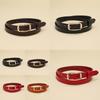 Classic Genuine Leather Womens Casual Belt With Metal Buckle For Commuting