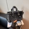 Niche retro versatile denim handbag bag new shoulder messenger bag fashion tote armpit bag