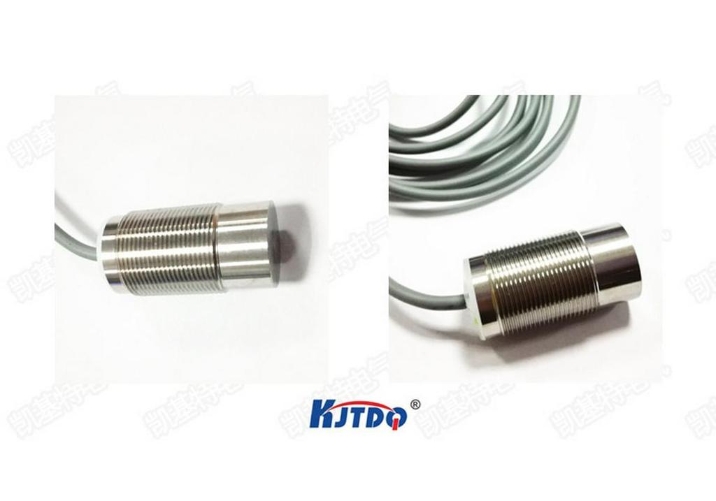 KJTDQ M30 All-Metal Proximity Sensor, 3-Wire NPN, Normally Open, 24V, Shockproof, PNP-Compatible