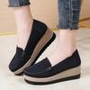 New Women's Thick-soled, Large-sized Spring and Summer Casual, Lightweight, Breathable and Anti-slip Loafers for Mothers