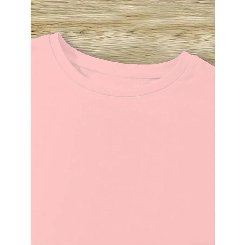 European Sizes Christmas Capybara Cotton Short-sleeved T-shirt American Fashion Cute Printed Girls' Bottoming Shirt Summer