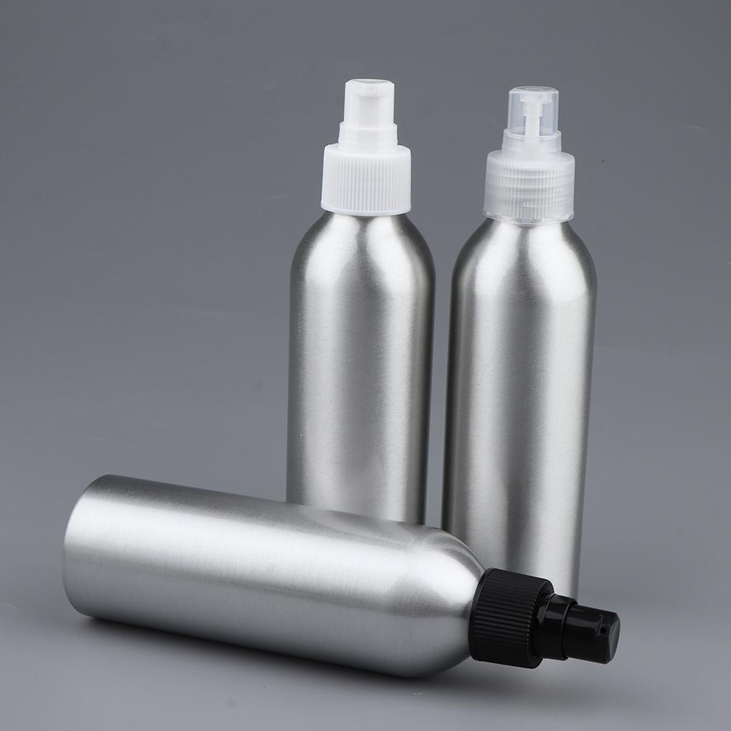 8oz Empty Aluminum Bottle with Pump Containers 2Pcs