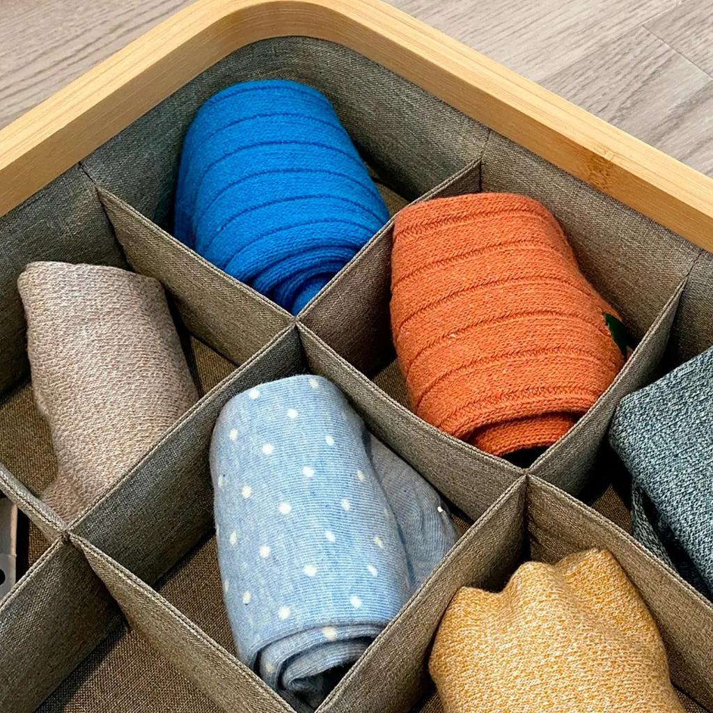 Органайзер для белья Supretto бамбуковый (9165)