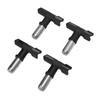 4 Sets Airless Paint Spray Tip 215 315 417 523 Black Latex Paint Spray Nozzle for Furniture Fence