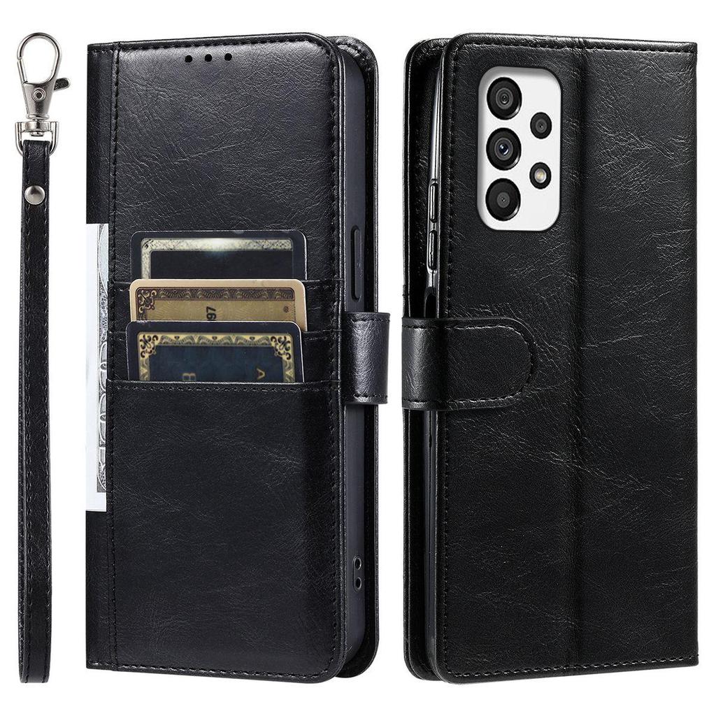 Cover for Samsung Galaxy A73 5G,A53,A52 4G/5G,A52S,A33,A32 4G,A32,A23,A13 Retro PU Leather Flip Wallet Phone Case Multi Card Slots