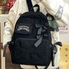 ins wind bow backpack ribbon junior high school students primary school students casual versatile backpack women's niche backpack