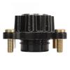 17mm Front Hub Flange Rustproof High Hardness Front Wheel Hub Flange with 4 M10 Bolts For 110cc 150cc 250cc Go Kart