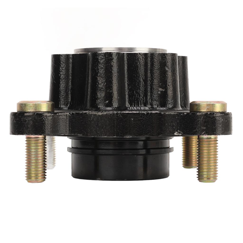 17mm Front Hub Flange Rustproof High Hardness Front Wheel Hub Flange with 4 M10 Bolts For 110cc 150cc 250cc Go Kart