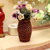 Hand Woven Flower Vase DIY Flower Arrangement Office Desktop Ornaments Imitation Vine Home Living Room Art Decorations