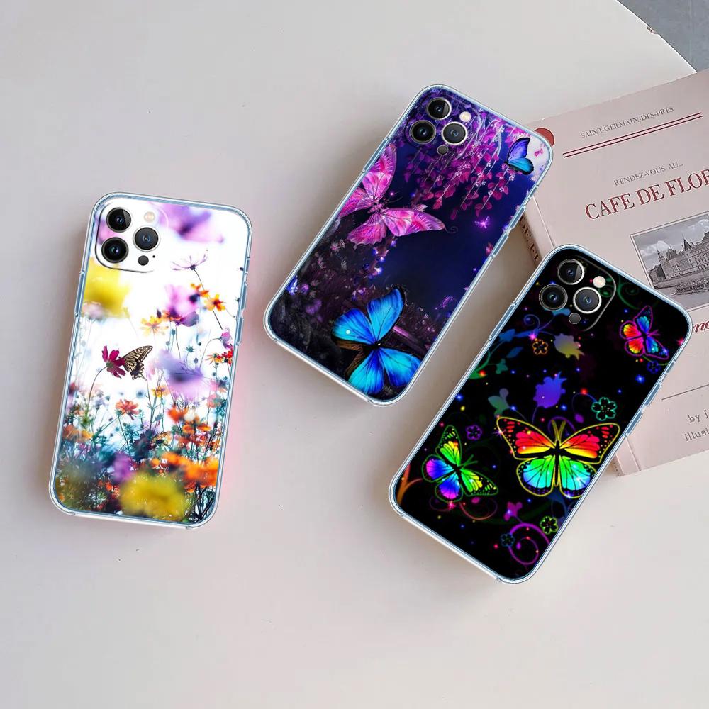 FM17 Colorful Butterfly Case for Motorola G10 G20 G30 G31 G32 G34 G35 G41 G42 G50 G51 G52 G55 G60 G60S G62 G71 G72 G75