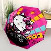 1pc Hello Kitty DJ Party Umbrella with Plastic Handle,Suitable for All Seasons Home Travel Outdoor UmbrellaSanlio252