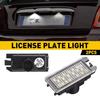 For 2013-20 Fiat 500 Levante Maserati 6000K White LED Plate License Lights Lamps