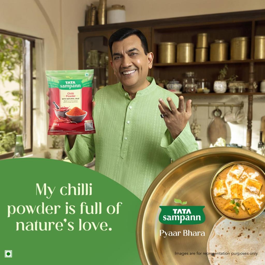 Tata Sampann Chilli Powder 100g With Natural Oils, Rich Flavour For Cooking And Spicy Dishes