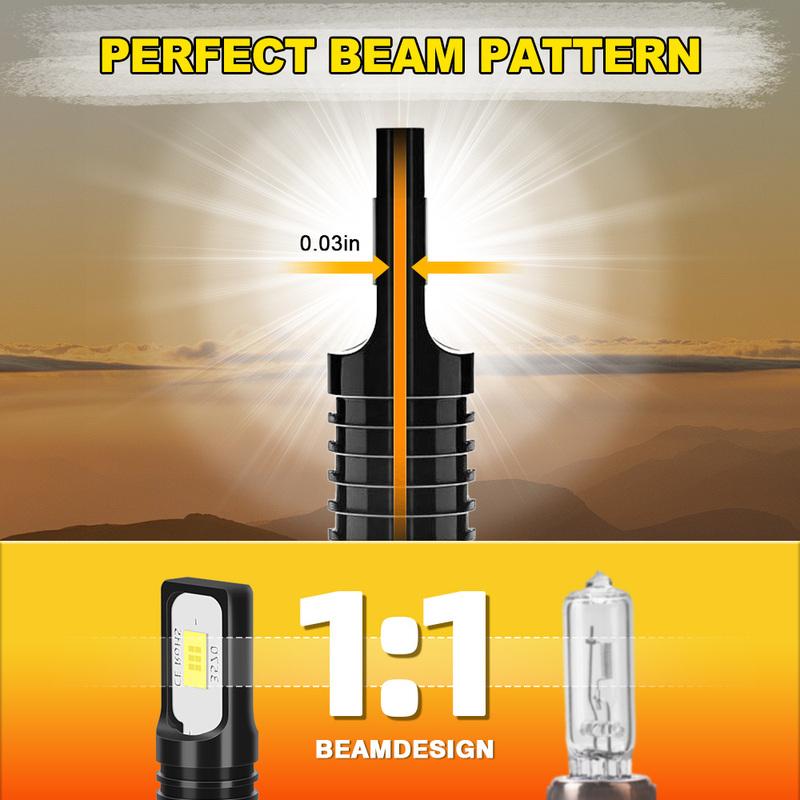 2x Led Canbus Car Bulb High Power 881 H27 6000K White Fog Light Diode Lamp 12V 90W For Hyundai Getz 2002-2009