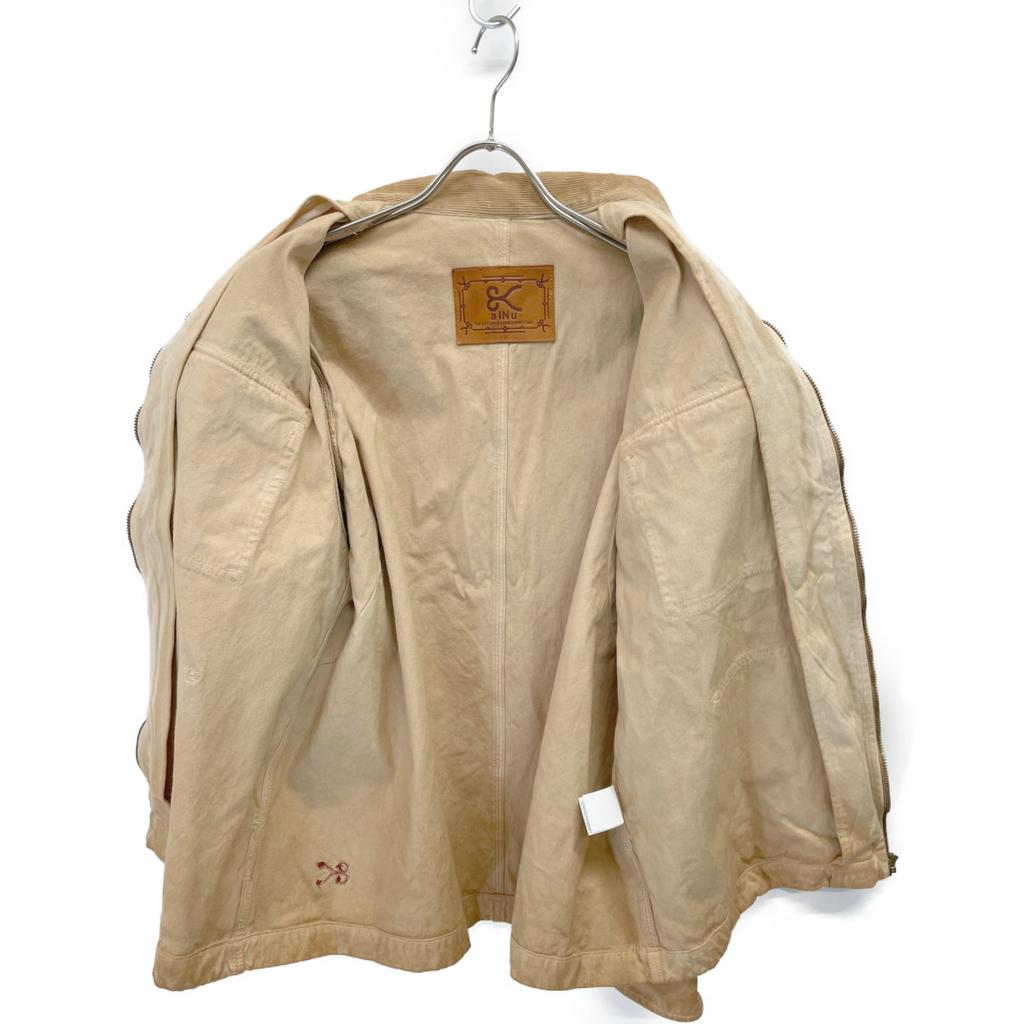 DENHAM 01240920020 KAKISHIBU CANVAS JK Jacket L BrownUsed